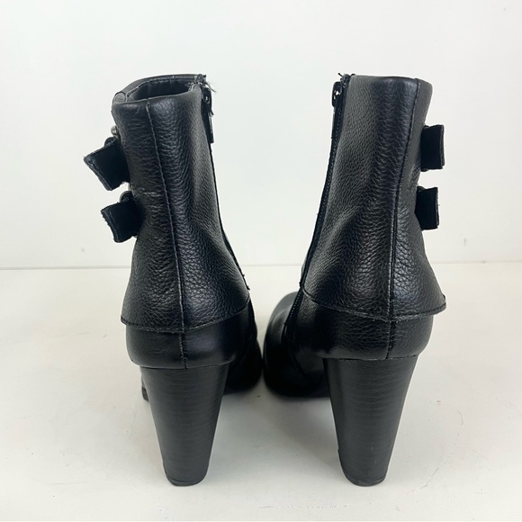 BOC Trapise Ankle Booties Boots Black Leather Side Zip Size 6 / 36.5 - Picture 5 of 16